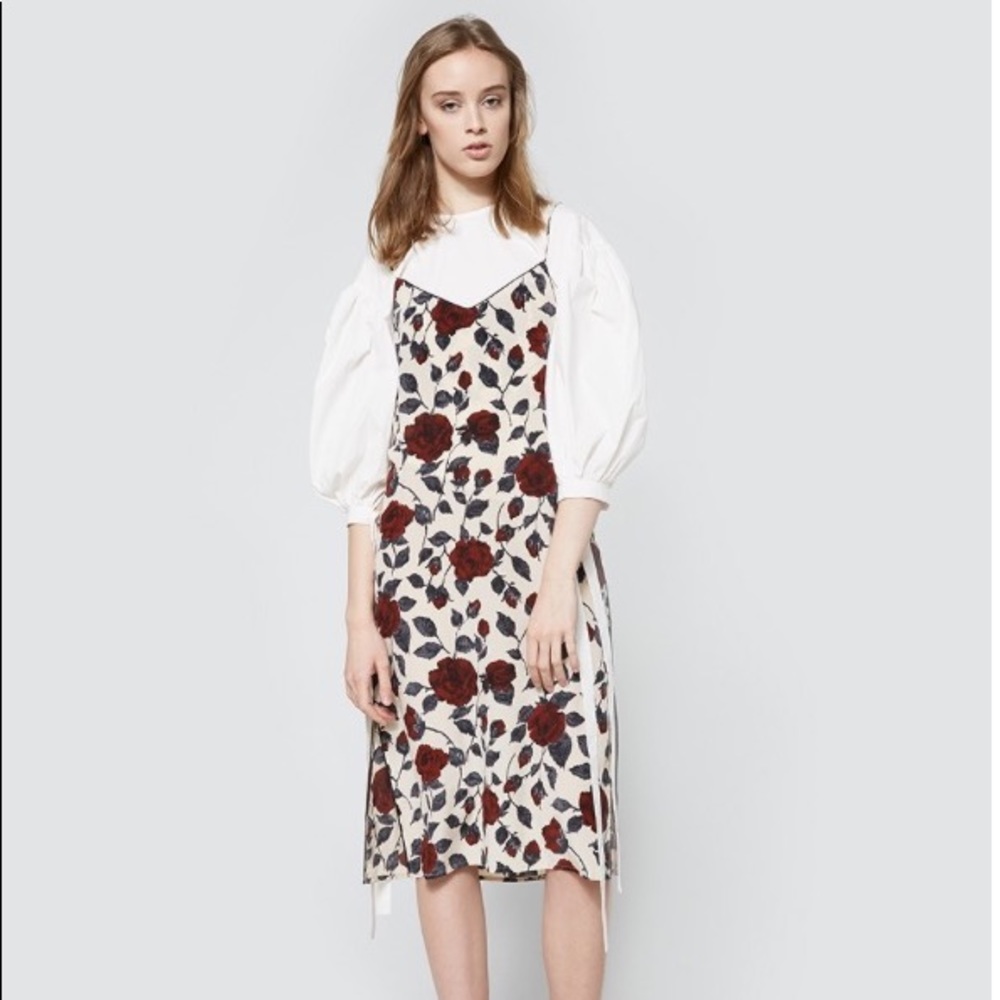 Ganni elmira slip dress
